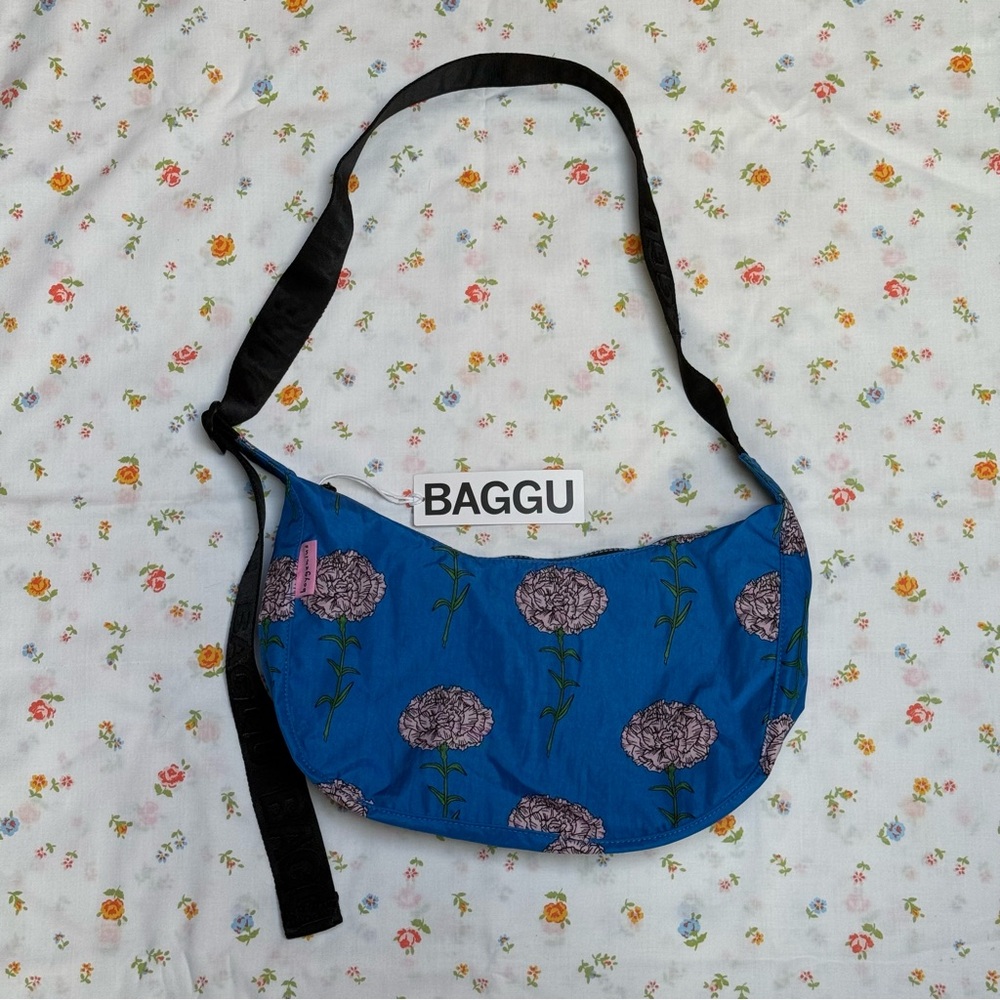 Baggu x Boygenius collab Medium Nylon Crescent Bag